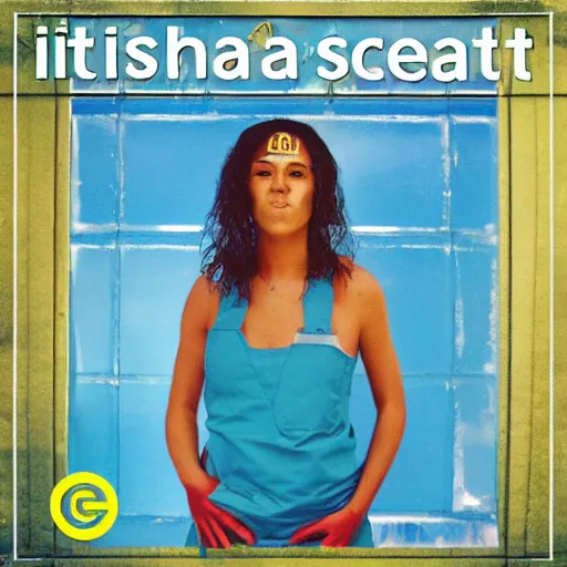 Prompt: istasha the scrub album cover