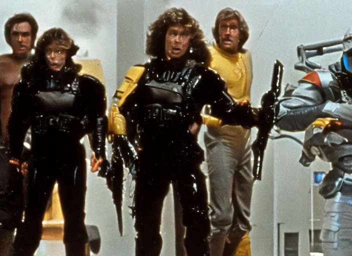 a still from an action - packed 1 9 8 0 s sci - fi | Stable Diffusion
