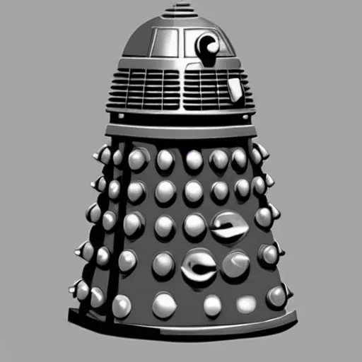 Prompt: highly detailed photo realistic dalek