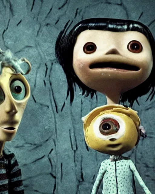Image similar to film still from coraline ( 2 0 0 9 )