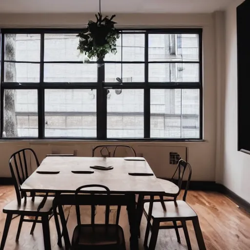 Prompt: A 10ft by 10ft room empty except for a table in the middle of the room with an apple on the table, table is centered