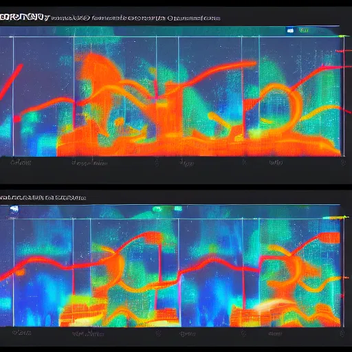 Prompt: tensorboard graphs go brrr, deep learning meme, singularity consumes, trending on artstation, hq 8k