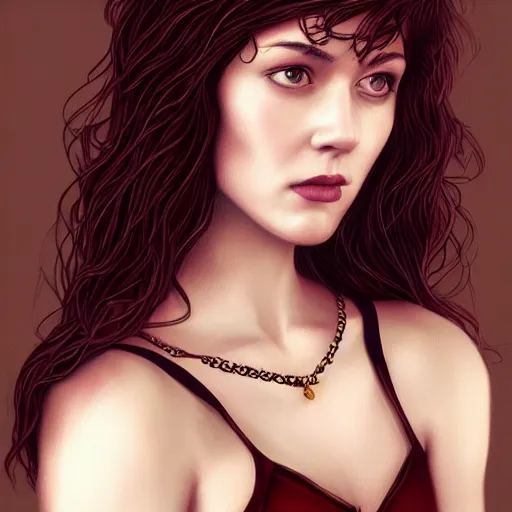 Prompt: portrait of a sexy mary elizabeth winstead as a vampyre, intricate, elegant, highly detailed, digital painting, artstation, concept art, smooth, sharp focus, illustration, art by leonardo da vinci