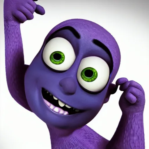 Prompt: The Purple People Eater, Pixar ::