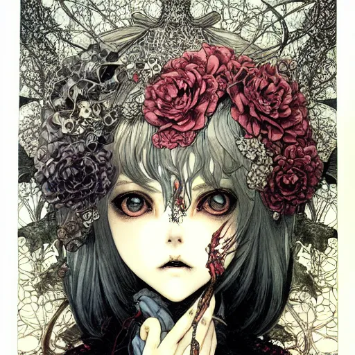 Image similar to prompt: Portrait painted in Frank frazzeta style drawn by Vania Zouravliov and Takato Yamamoto, inspired by Fables, intricate acrylic gouache painting, high detail, sharp high detail, manga and anime 2000