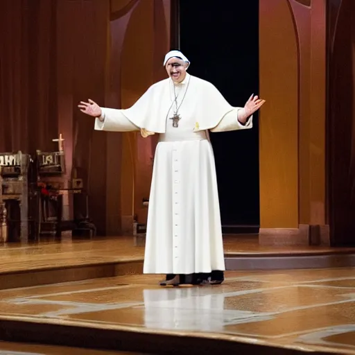 Prompt: trevor noah as the pope
