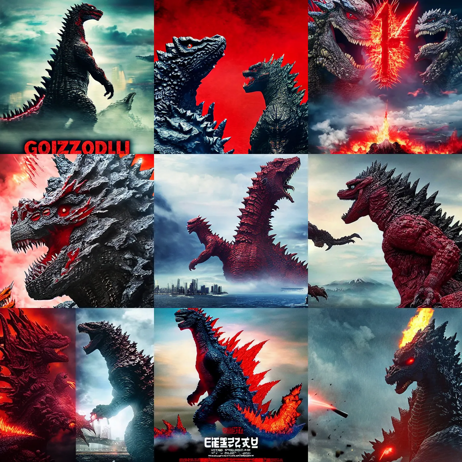 Prompt: Godzilla Resurgence/Shin Godzilla