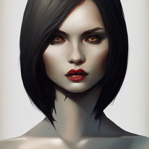 Image similar to dark queen, highly detailed, full body, digital painting, artstation, smooth, sharp focus, illustration, ilya kuvshinov