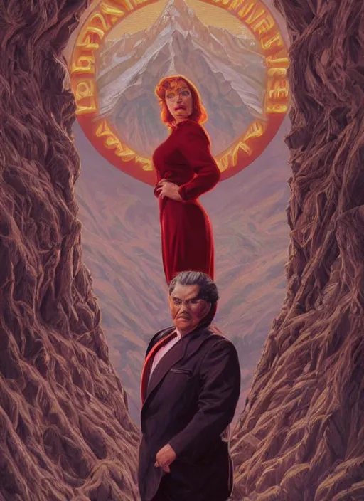 Image similar to twin peaks movie poster art, highly detailed, digital painting, artstation, concept art, smooth, sharp focus, illustration, artgerm, donato giancola, joseph christian leyendecker, wlop