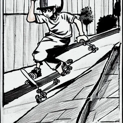 Skateboarding Manga