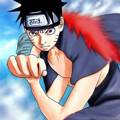 Image similar to realistic! naruto using chidori