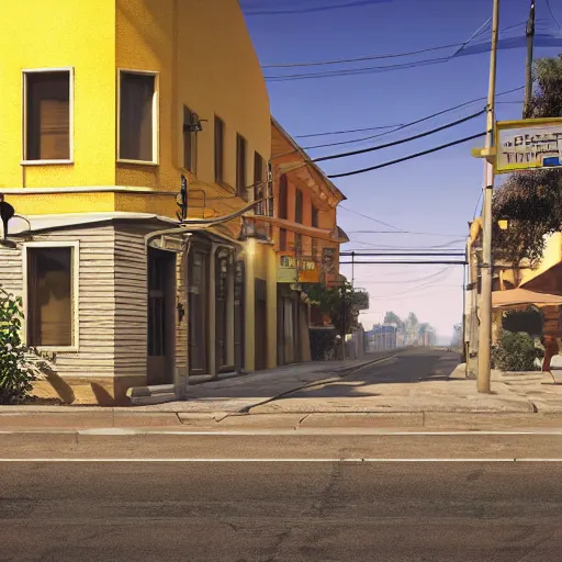 Prompt: streets made of pure gold in suburban American neighbourhood photorealistic highly detailed render, oaxaca, octane rendering, volumetric uplight