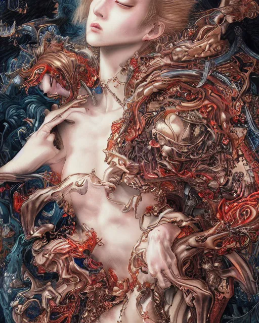 Image similar to artwork by ayami kojima, hd, hyper detailed, 4 k
