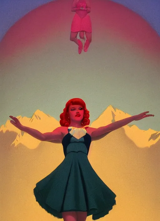 Prompt: portrait of talyor swift cheerleader, twin peaks poster art, from scene from twin peaks, by maxfield parrish, kilian eng, artgerm, retro, nostalgic, old fashioned