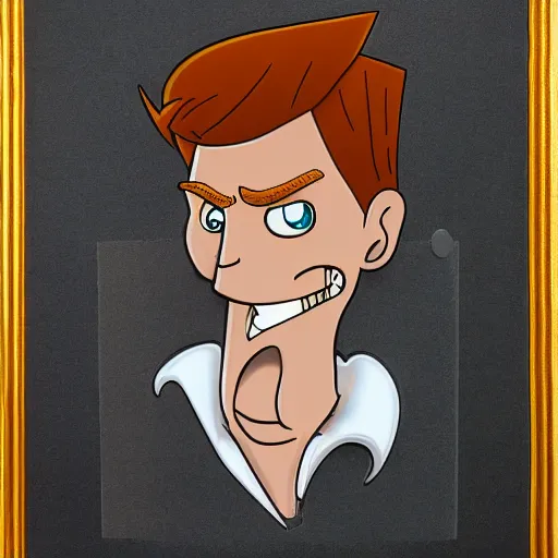 Image similar to philip j fry, anatomical, intricate detail, hyper realistic portrait