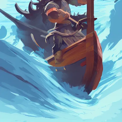 Prompt: painting of vikings smooth median photoshop filter cutout vector, behance hd by jesper ejsing, by rhads, makoto shinkai and lois van baarle, ilya kuvshinov, rossdraws global illumination