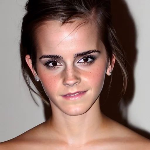 Image similar to emma watson mixed with kim kardashian, single image