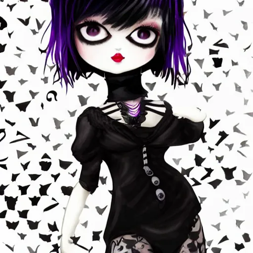 Image similar to goth girlfriend