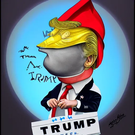 Image similar to donald trump by craola