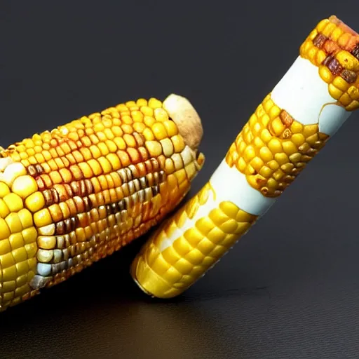 Image similar to a corn cob pipe in different makes, varying art styles, close - ups, varying angles, frames