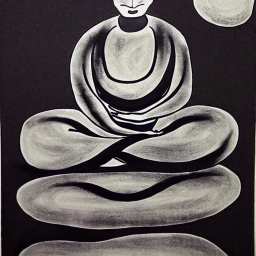 Image similar to zen art ink