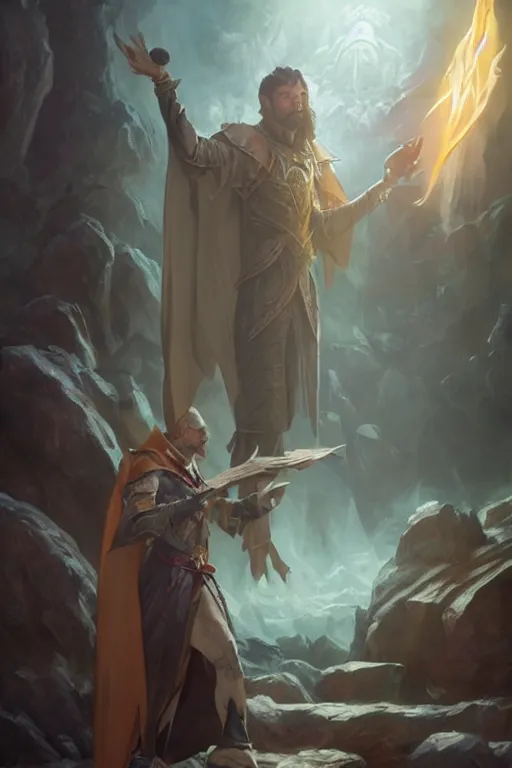 Prompt: dungeons and dragons evil wizard casting spells character full body side profile portrait, dramatic light, dungeon background, 2 0 0 mm focal length, painted by stanley lau, painted by greg rutkowski, painted by stanley artgerm, digital art, trending on artstation