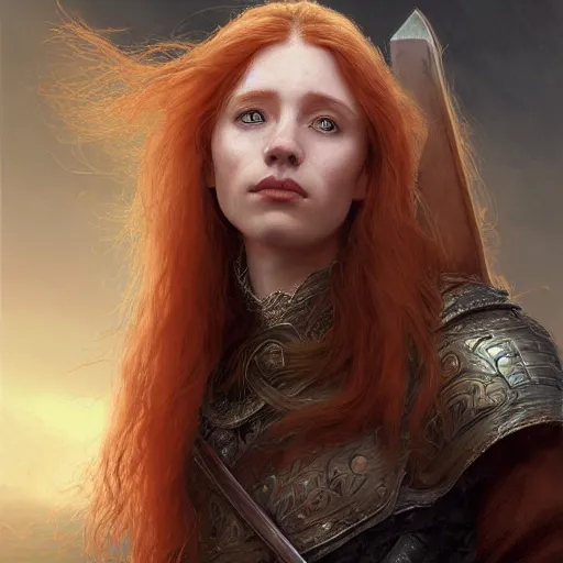 epic portrait, an female viking medic, glossy lips, | Stable Diffusion ...