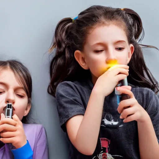 Image similar to children vaping