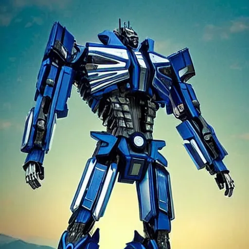 Image similar to humanoid from movie, transformers : the last knight