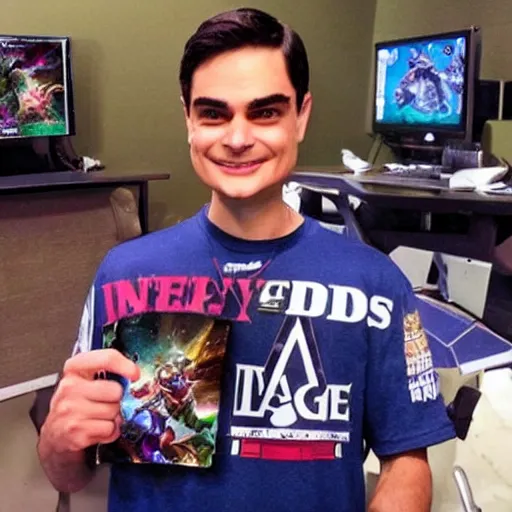 Prompt: ben shapiro as a league of legends champion