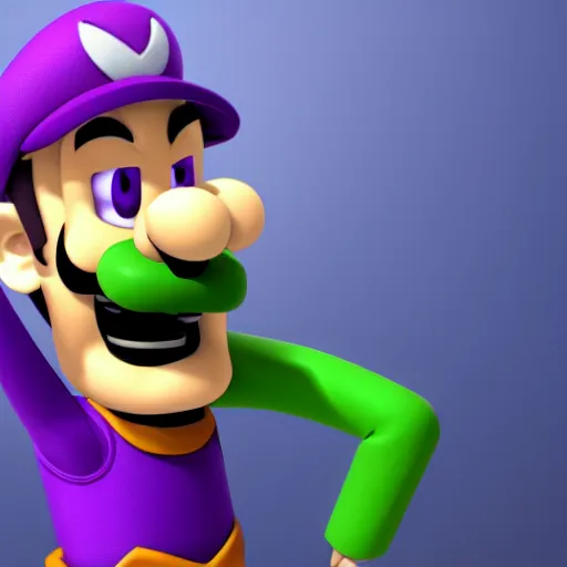 Image similar to waluigi's time to shine