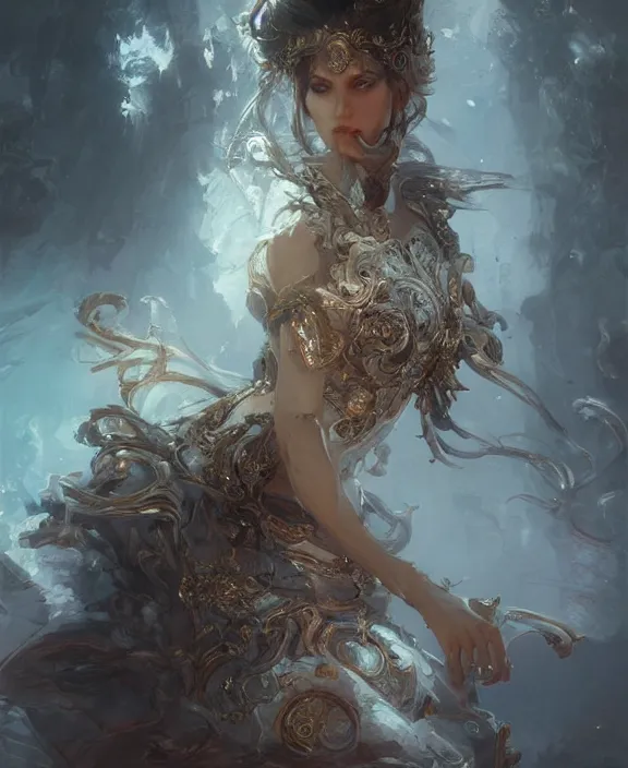 Image similar to russia, fantasy, intricate, elegant, highly detailed, digital painting, artstation, concept art, art by artgerm and and ruan jia