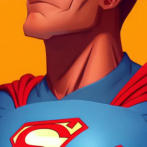 Image similar to face icon stylized minimalist superman, loftis, cory behance hd by jesper ejsing, by rhads, makoto shinkai and lois van baarle, ilya kuvshinov, rossdraws global illumination