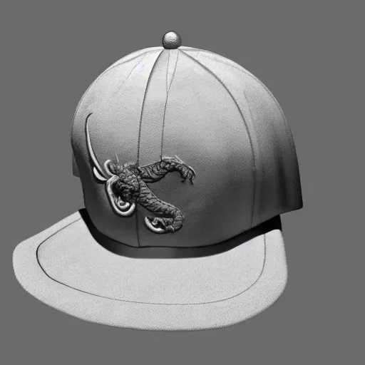 Image similar to A dragon wearing a baseball hat, photorealistic, 8k