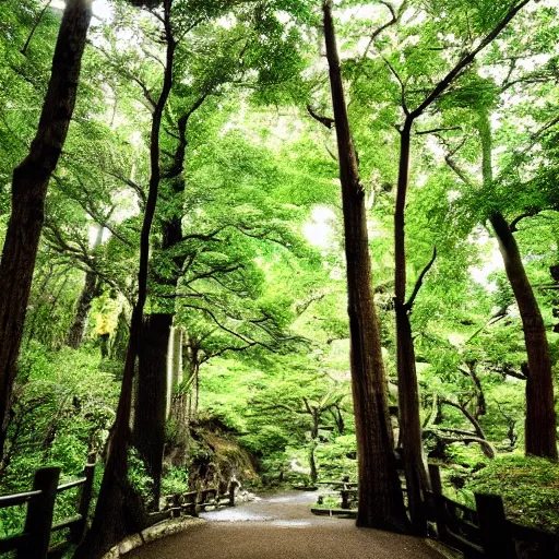Image similar to japanese forest
