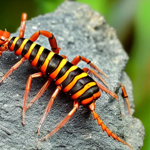 Image similar to gollum - faced centipede