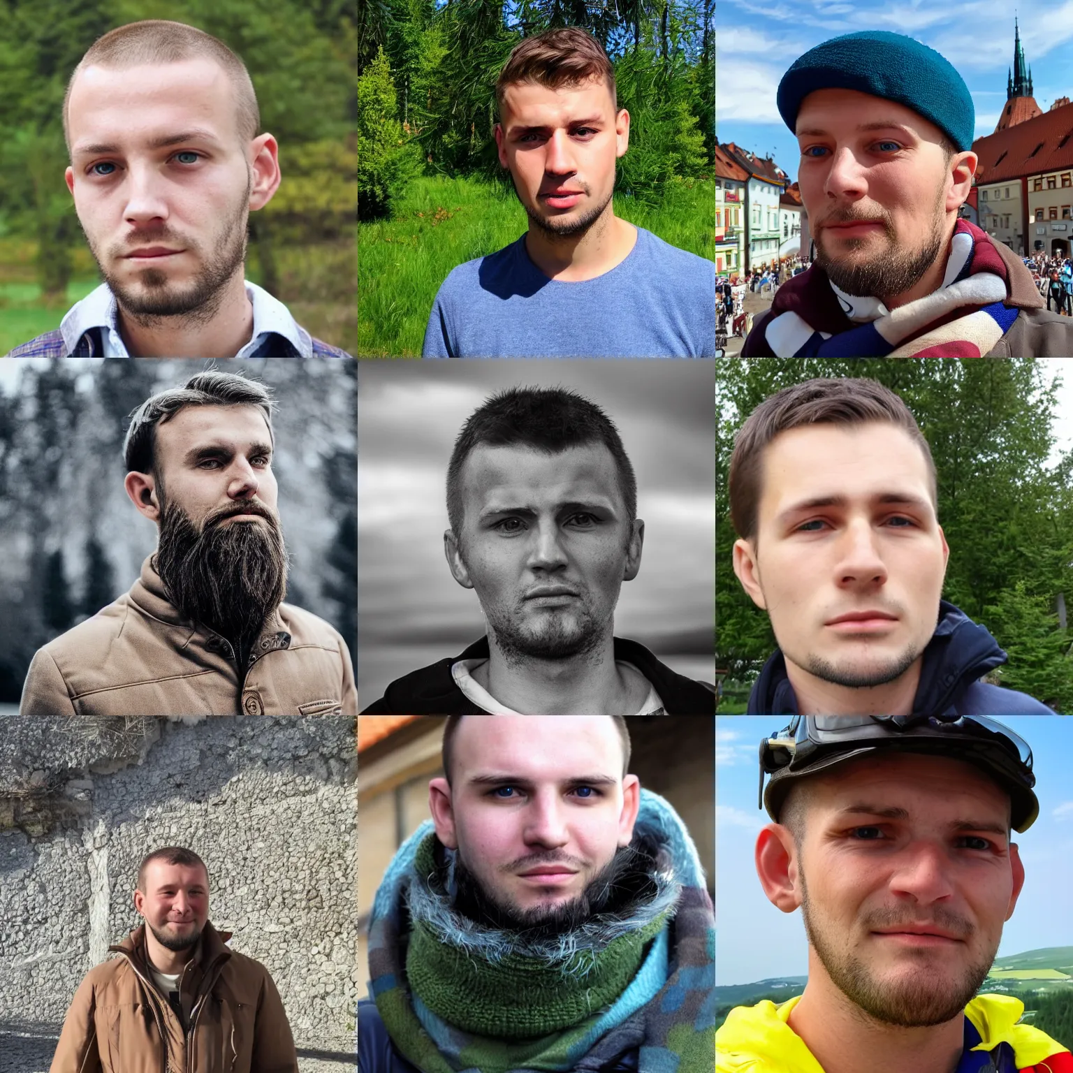 Prompt: a slovak man with typical slovak features