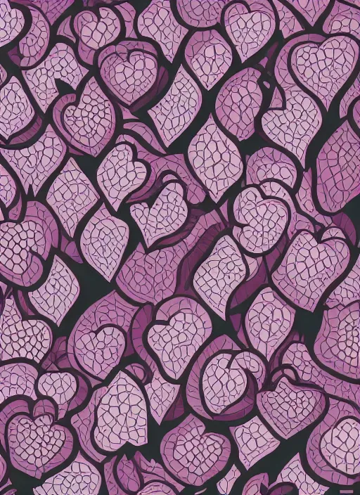 Image similar to cool modern illustration of hearts