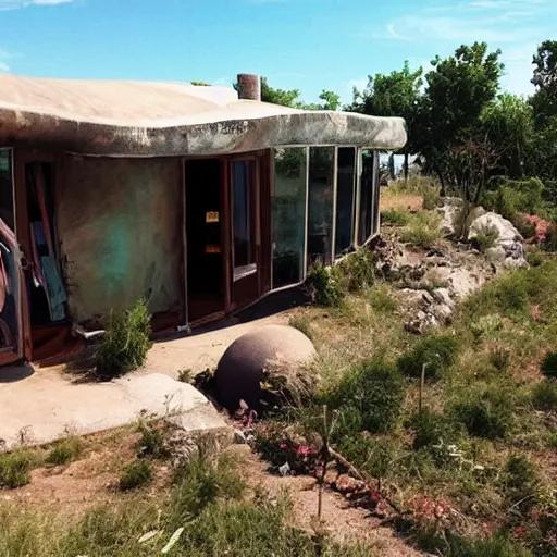 Image similar to “earthship home”