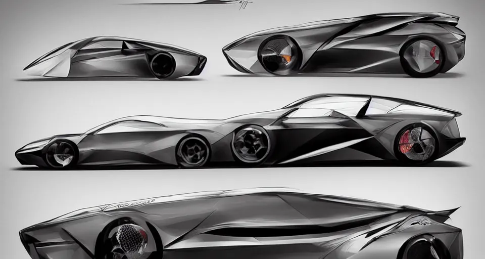 Prompt: Automotive design art, digital art, trending on Behance,