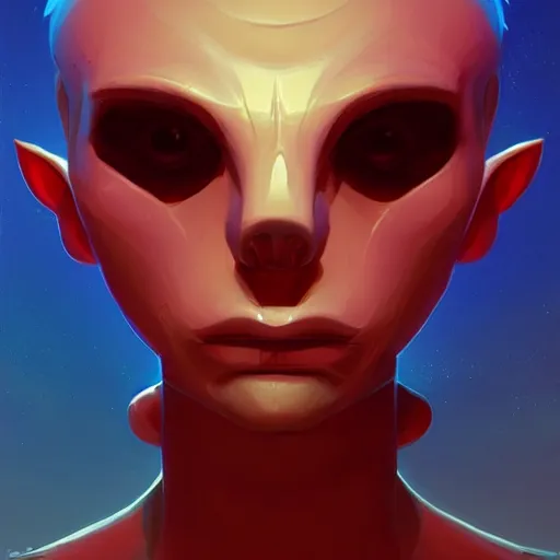 Image similar to face icon stylized minimalist alien 1 9 7 9, loftis, cory behance hd by jesper ejsing, by rhads, makoto shinkai and lois van baarle, ilya kuvshinov, rossdraws global illumination