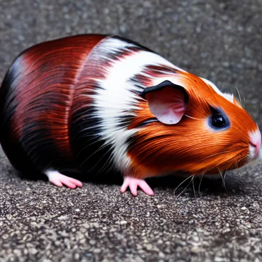 Image similar to this animal is a fusion of snake and Guinea pig 8k, HD