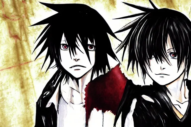 Image similar to l · lawliet, death note, anime