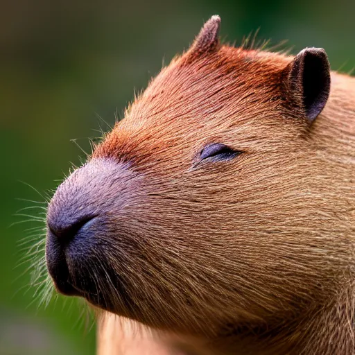 Image similar to a photo of a capybara, ultra high, 8 k, nature lighting.