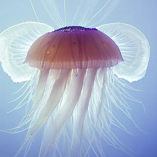 Image similar to An angel jellyfish