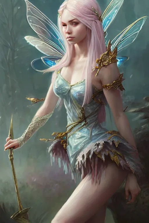 Image similar to fairy princess, highly detailed, d & d, fantasy, highly detailed, digital painting, trending on artstation, concept art, sharp focus, illustration, art by artgerm and greg rutkowski and magali villeneuve