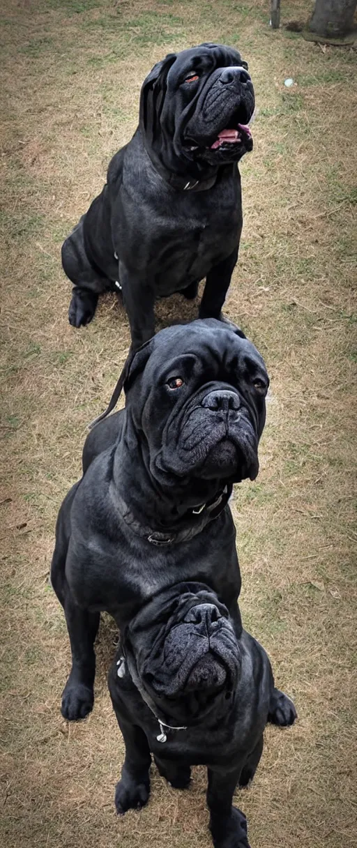 Image similar to armored cane corso