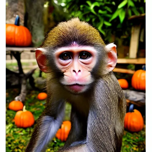 Image similar to halloween monkey