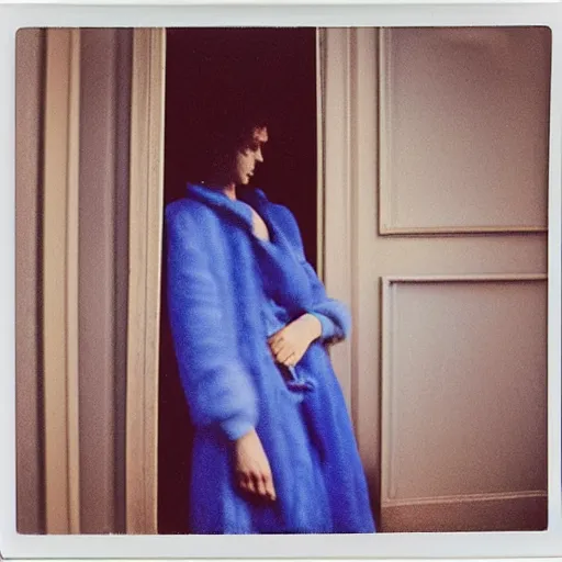 Prompt: 90s polaroid, ethereal, blue, by Saul Leiter, Jamel Shabazz, Nan Goldin