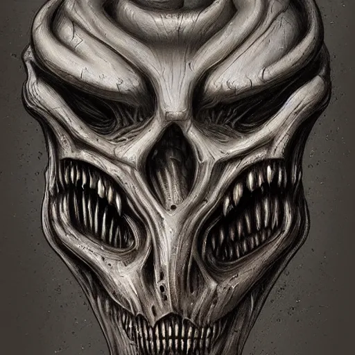 Image similar to giger, trending on artstation